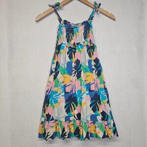 Tucker + Tate Blue Multicolor Floral Midi Dress for Girls